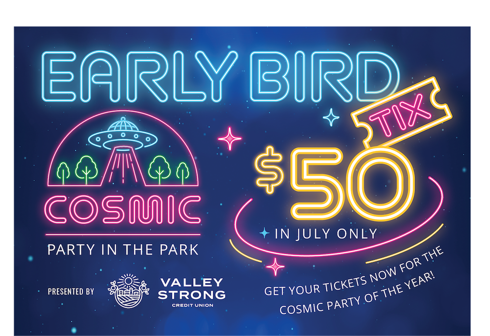 Cosmic Party in the Park 2026 Early Bird