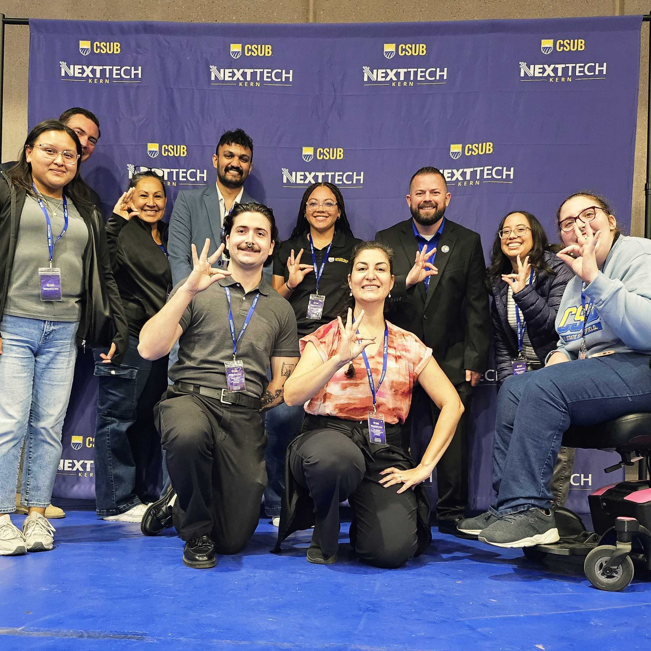 students at nexttech kern event