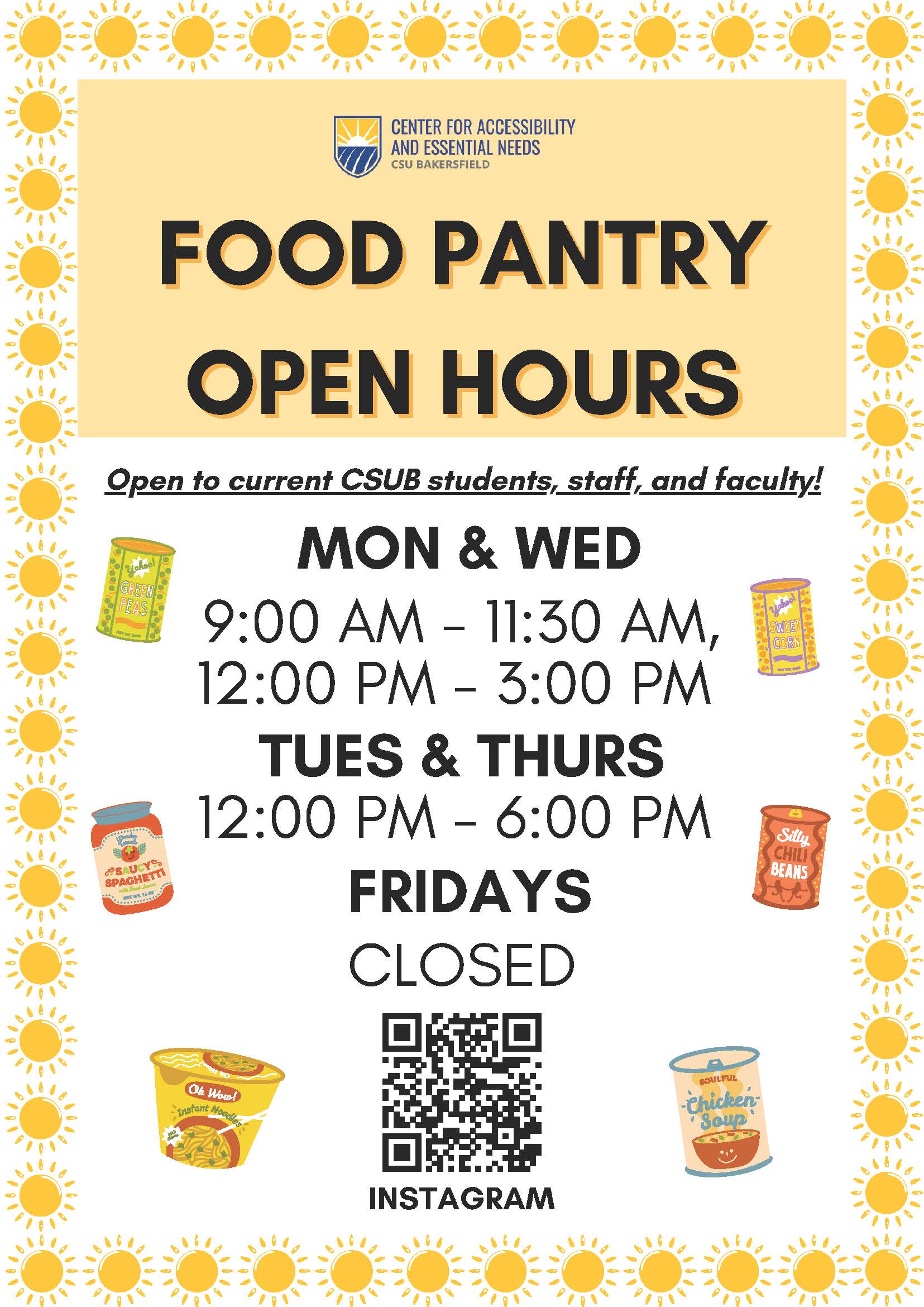 description of new pantry operating ours