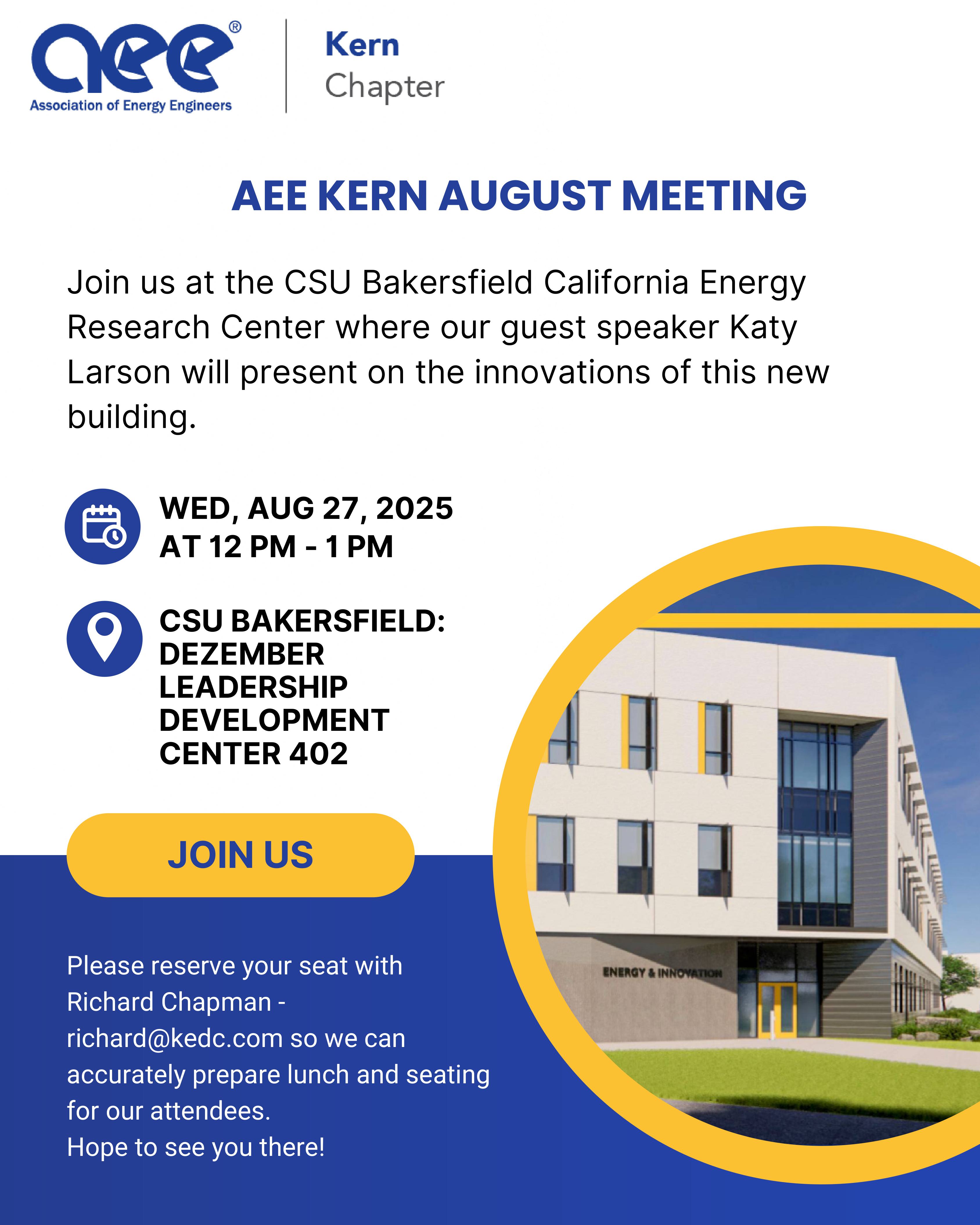 AEE Kern August meeting
