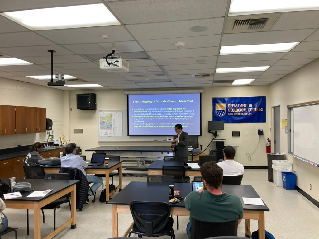 Dr. John Yu leads an oil regulation workshop