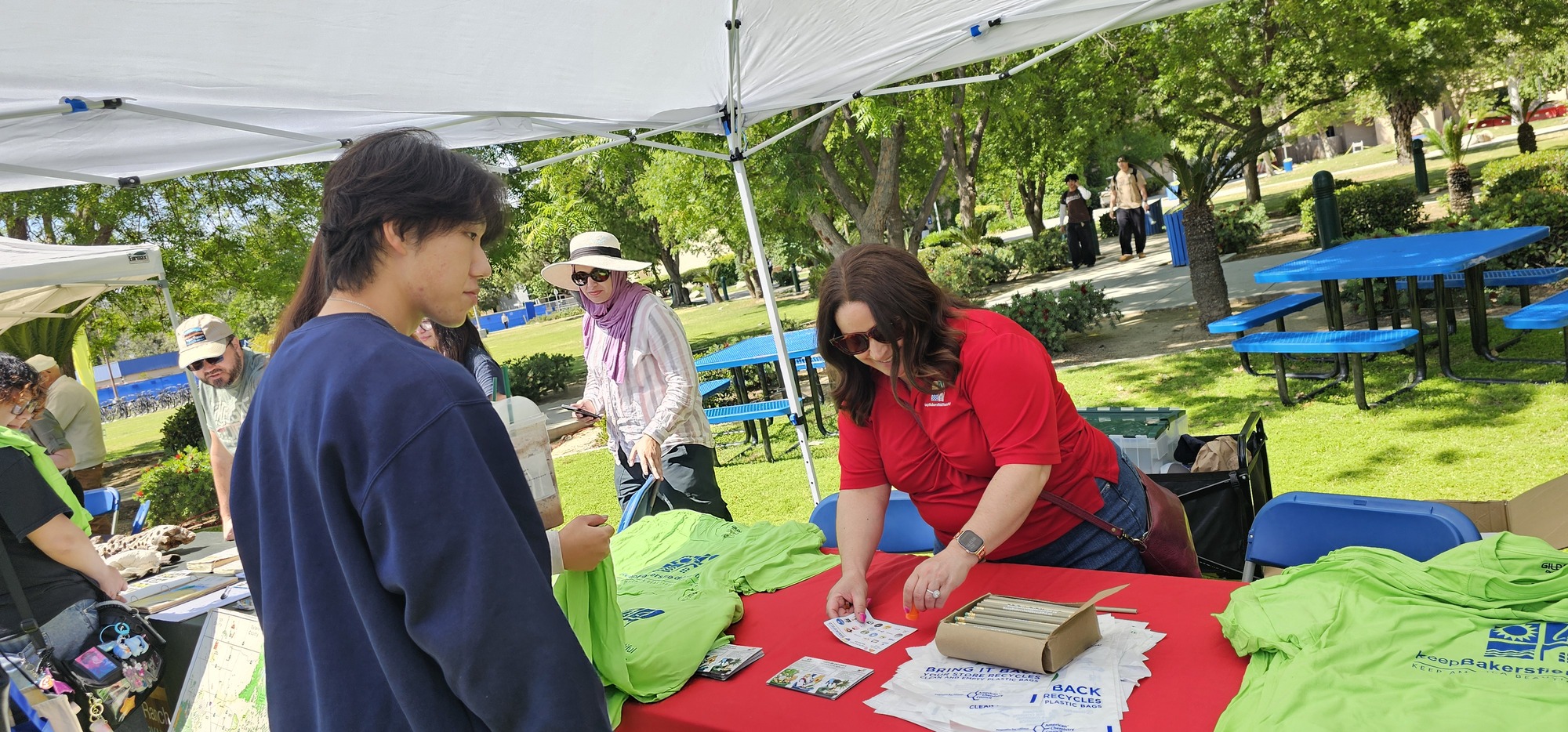 Vendor at Earth Day Fest
