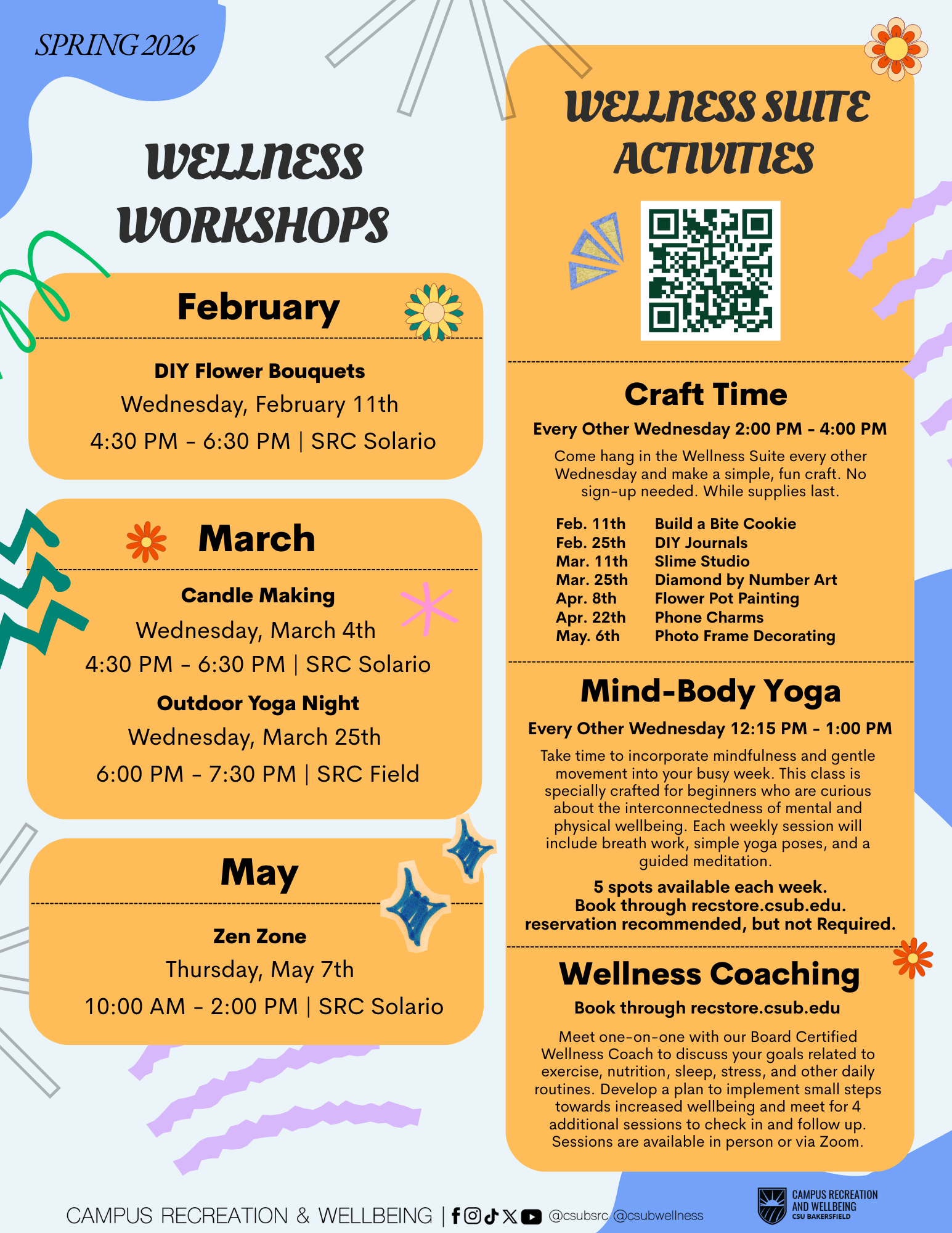 Wellness Workshop flyer